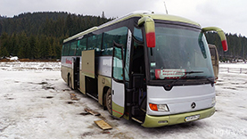 Автобус у Буковель