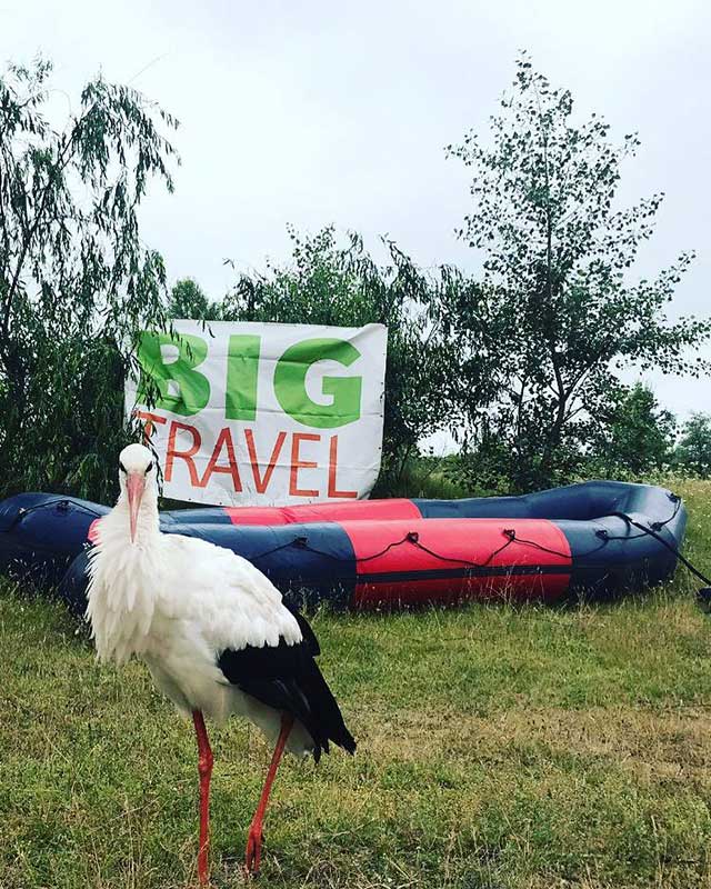 Рафтинг и аист - Big Travel
