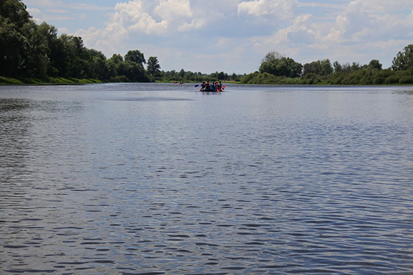 спуск на байдарках по Десні
