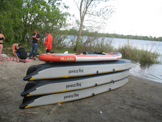 плавання на байдарках по Десні