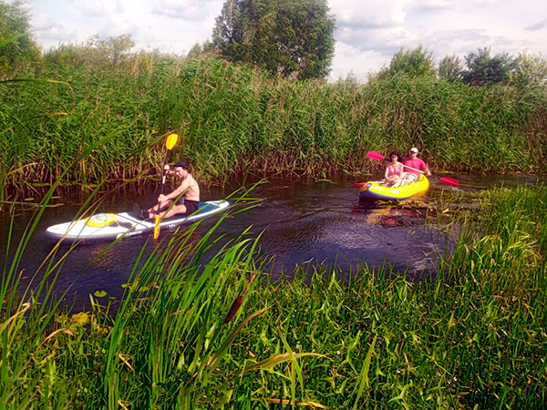 сплав на SUP дошках: 3 дні на річці Лебедівка з Києва
