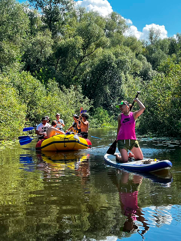 Сплав по Днепру на SUP-досках в Киеве: 10 Дней