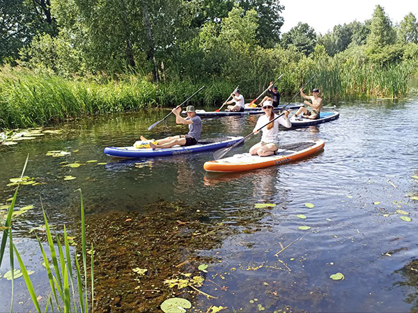 Варіанти серфінгу на SUP-дошках у Києві